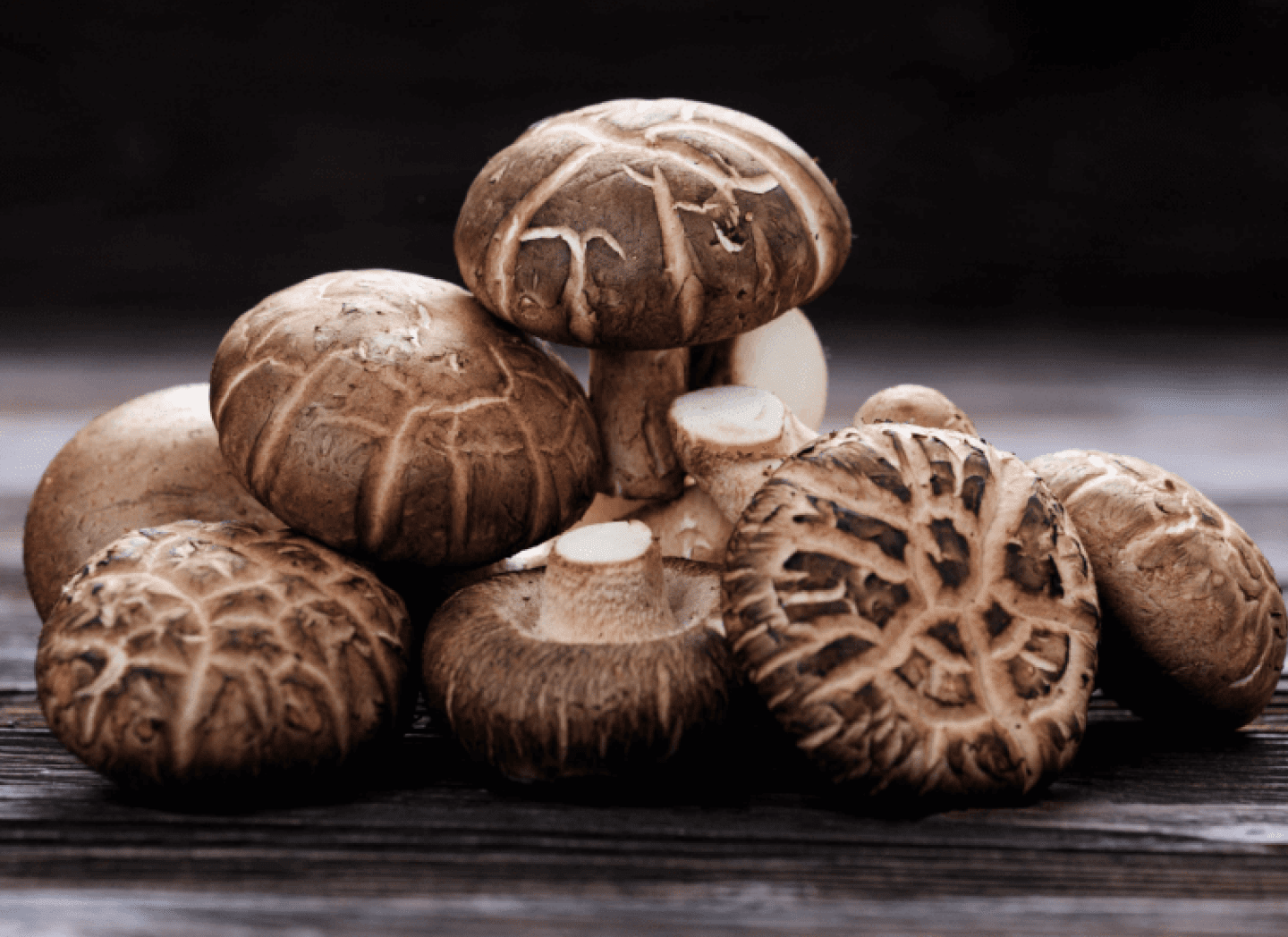 Shiitake mushroom to support metabolism and skin vitality