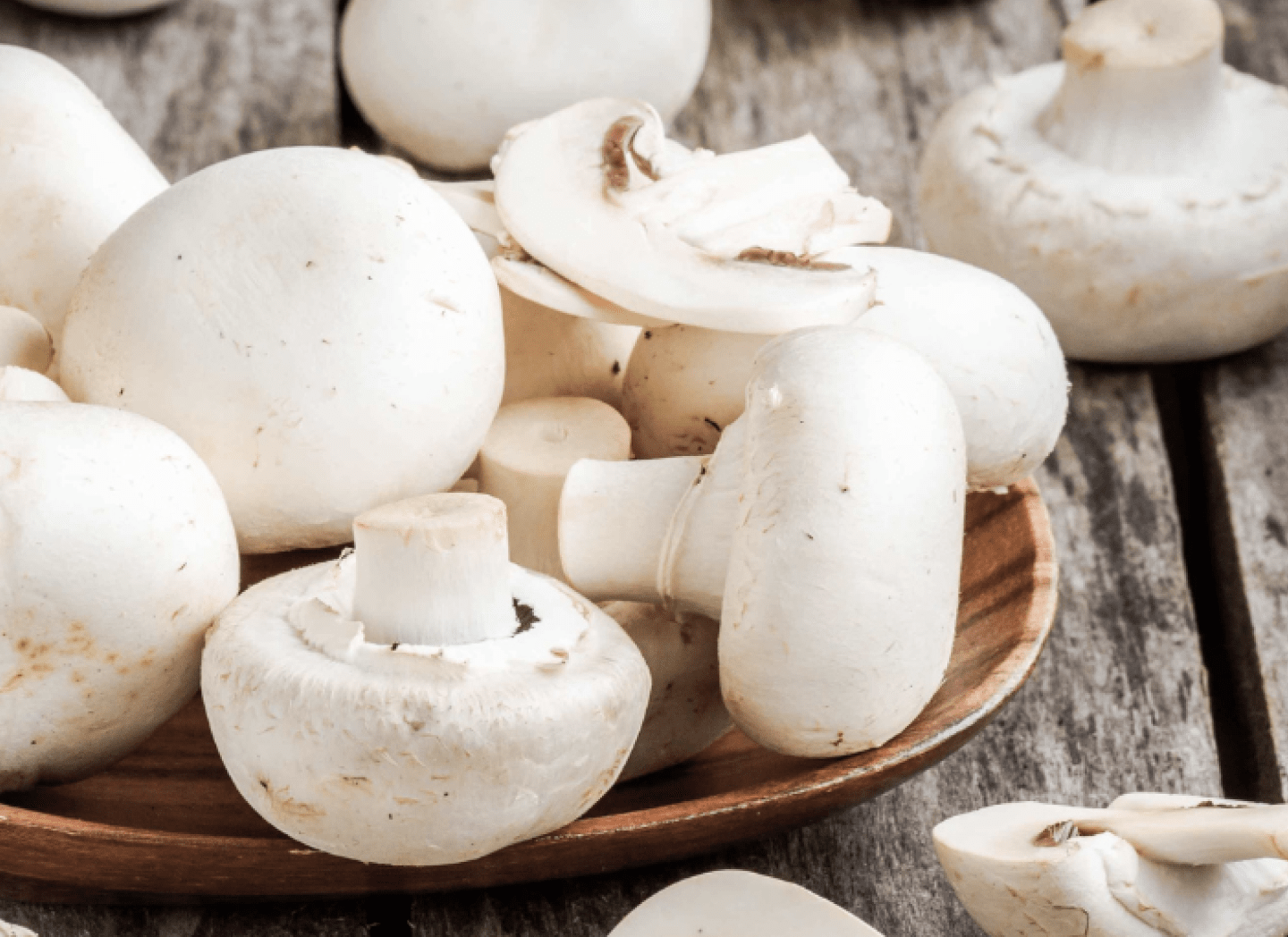 White Button mushroom with gentle daily support